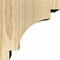 Ekena Millwork Mediterranean Rough Sawn Corbel, Douglas Fir, 6"W x 6"D x 6"H COR06X06X06MED00RDF - alternate 4